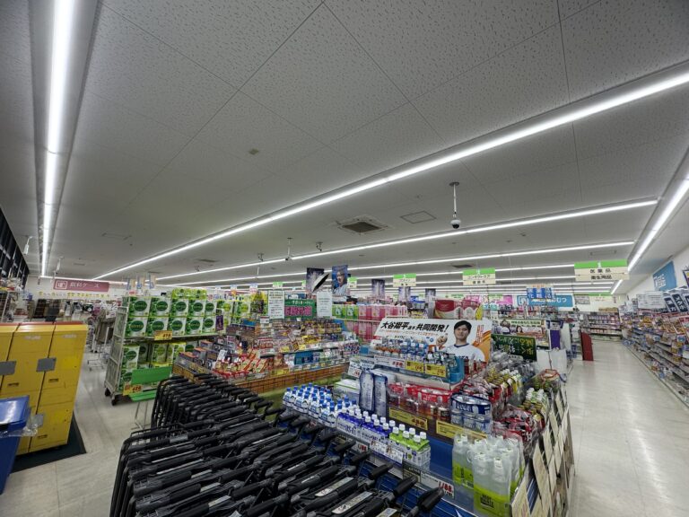 群馬県｜スーパー店舗照明交換